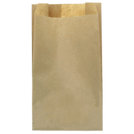 Paper Food Bag Kraft 14+7x24cm (100 Units)  