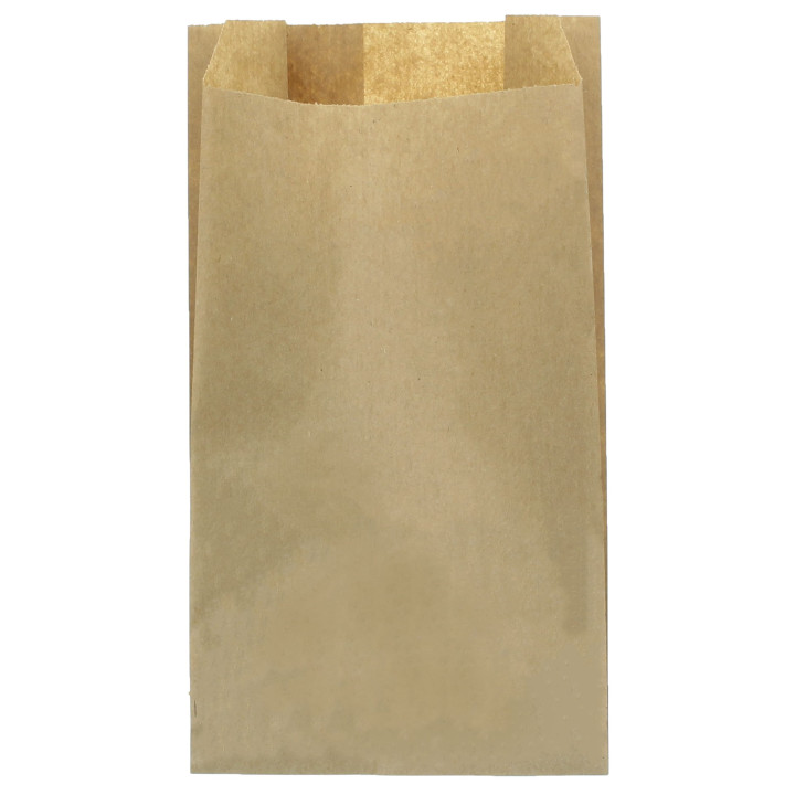 Paper Food Bag Kraft 14+7x24cm (100 Units)  