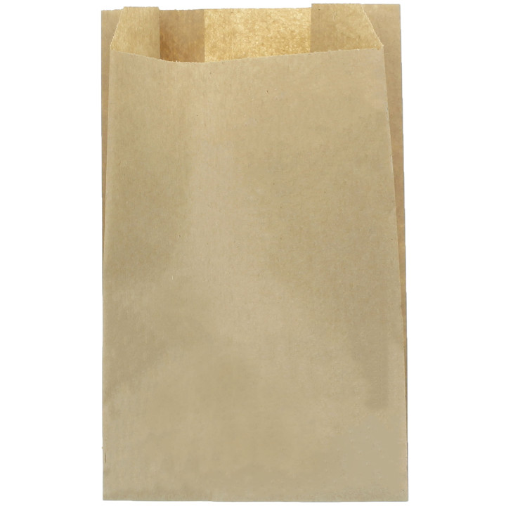 Paper Food Bag Kraft 30+9x58cm (250 Units)  