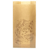 Paper Food Bag "Siega" Kraft 18+7x50cm (100 Units)  