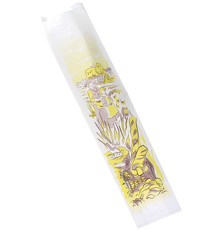 Paper Food Bag "Siega" 12+6x50cm (250 Units)  
