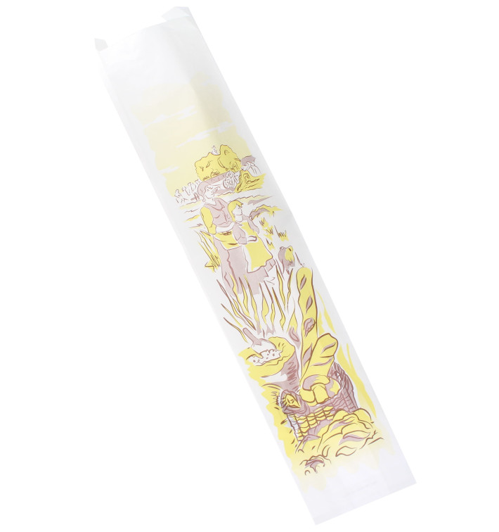 Paper Food Bag "Siega" 12+9x58cm (250 Units)  
