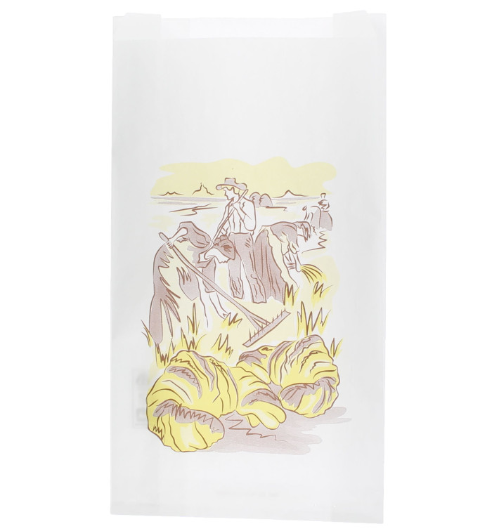 Paper Food Bag "Siega" 18+7x32cm (1000 Units)