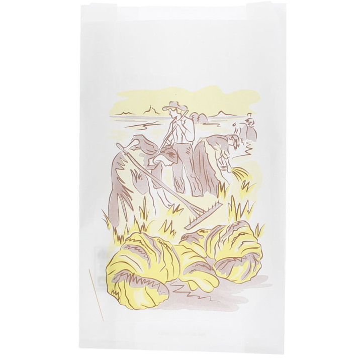 Paper Food Bag "Siega" 22+7x36cm (1000 Units)