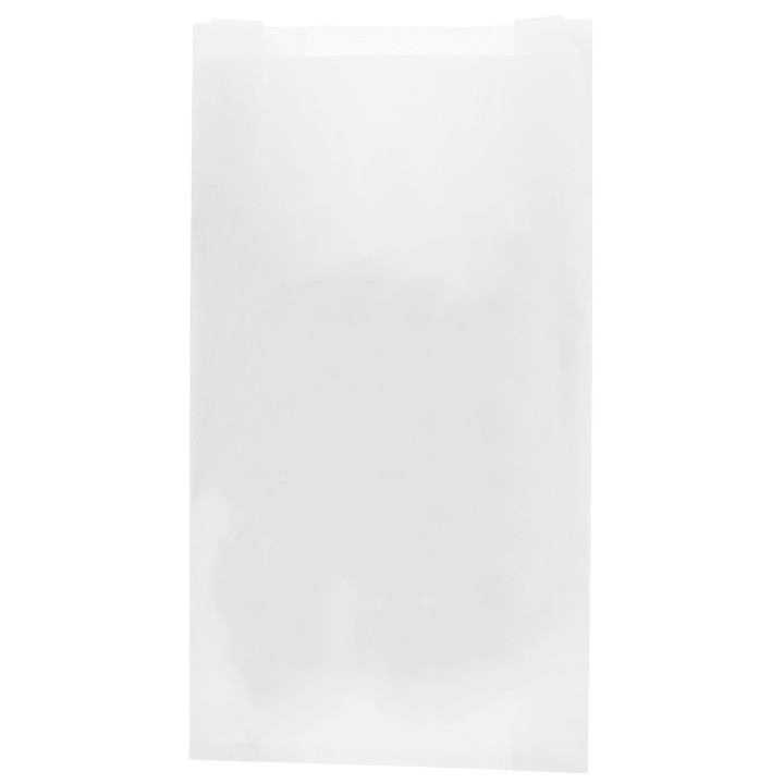 Paper Food Bag White 14+7x24cm (250 Units)  