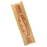 Paper Baguette Bag Burgundy 9+5x32cm (250 Units)  