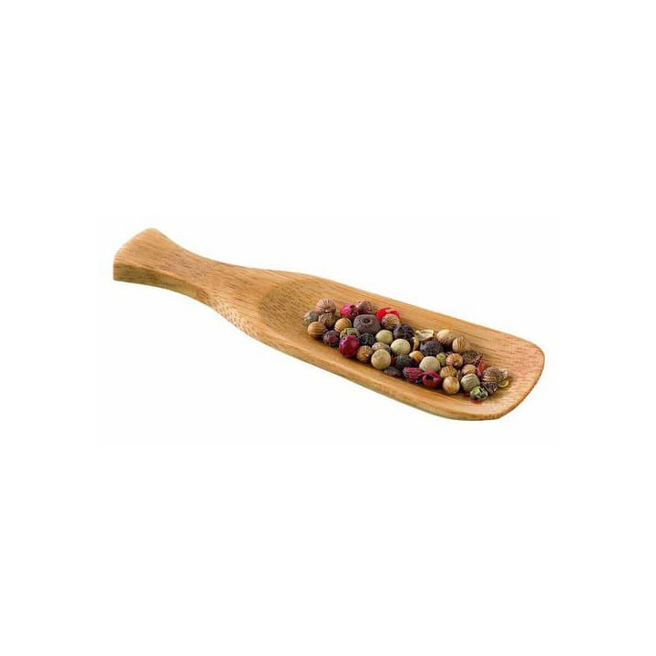 Bamboo Tasting Spoon "Baseball" 10x3cm (24 Units) 