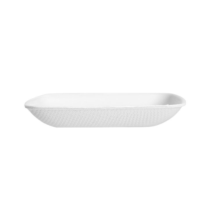 Sugarcane Plate White 6,5x6,5cm (300 Units)
