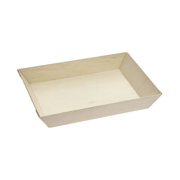 Wooden Tray 18x13x2,8cm 500ml (100 Units)