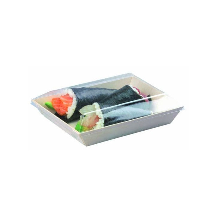 Plastic Lid PET Clear 13x6,5cm (100 Units)