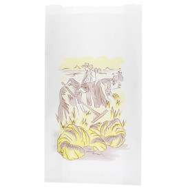 Paper Food Bag "Siega" 14+7x24cm (100 Units)  