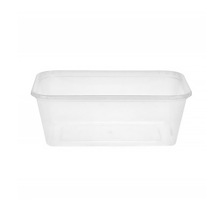 Plastic Deli Container PP Rectangular Shape 750 ml (50 Units) 