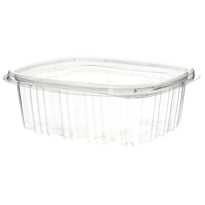 Plastic Hinged Deli Container OPS 375ml (60 Units)  