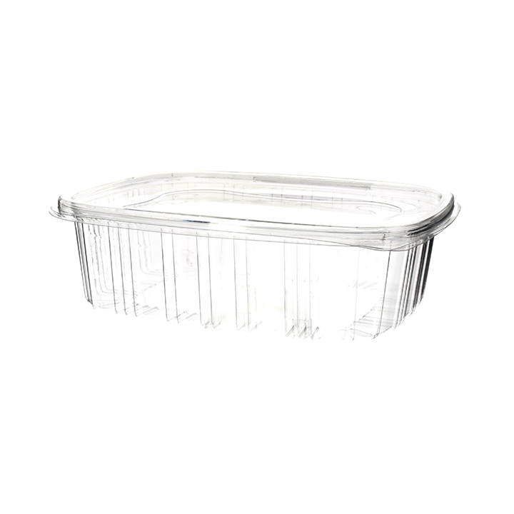 Plastic Hinged Lid OPS 1500ml (60 Units)  