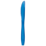 Plastic Knife PS Premium Blue 19cm (50 Units) 