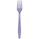 Plastic Fork PS Premium Lilac 19cm (50 Units) 