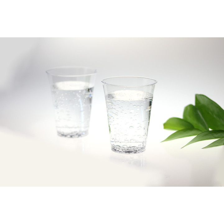 Plastic Cup PS Injection Moulding Clear 250ml (25 Units) 