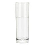 Plastic Collins Glass Reusable SAN Clear 200ml (6 Units) 