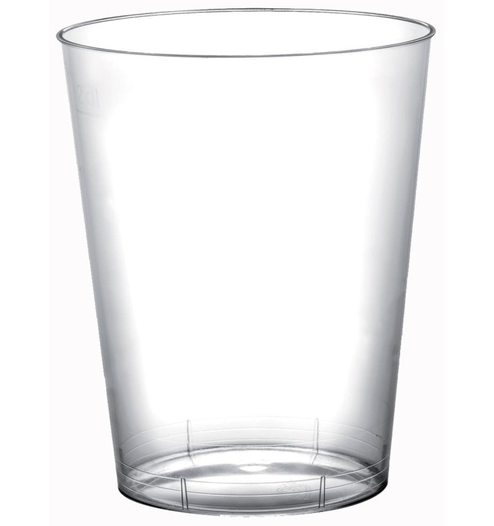 Plastic Cup PS "Moon" Clear 320ml (20 Units) 