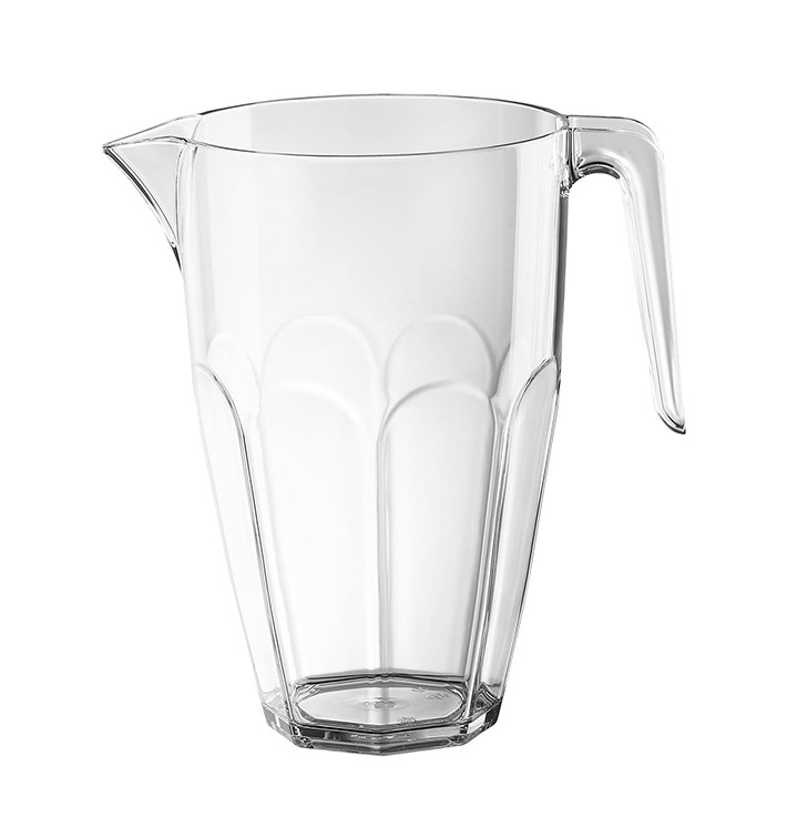 Plastic Jar Reusable Clear SAN 2250ml (3 Units)