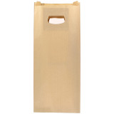 Paper Bag with Handles Kraft Die Cut 18+6x32cm (50 Units) 