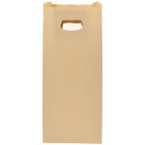 Paper Bag with Handles Kraft "Hawanna" Die Cut 18+6x32cm (50 Units) 