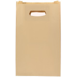 Paper Bag with Handles Kraft "Hawanna" Die Cut 24+7x37cm (50 Units) 