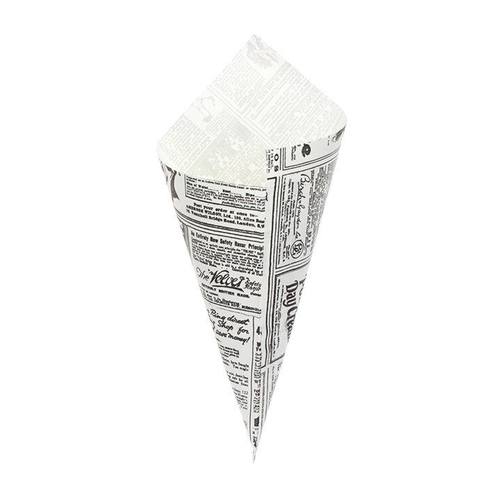 Paper Food Cone Grease-Proof "Times" 29,5cm 250g (2.000 Units)