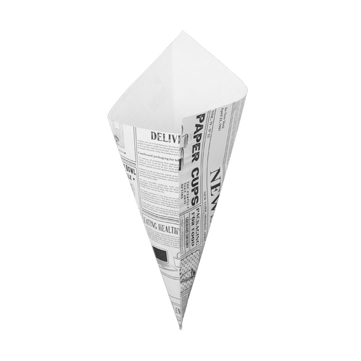 Paper Food Cone Grease-Proof "Times" 24cm 100g (2.000 Units)
