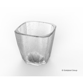 Plastic Shot SAN Reusable "Cube" 40ml (6 Units) 