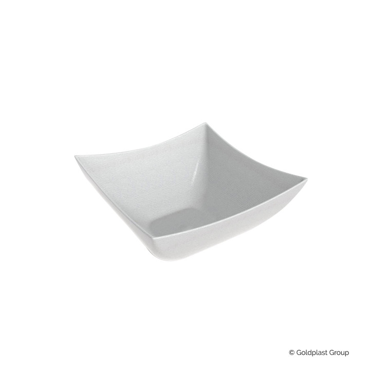Sugarcane Mini Bowl Square Shape White 7x7cm (50 Units) 