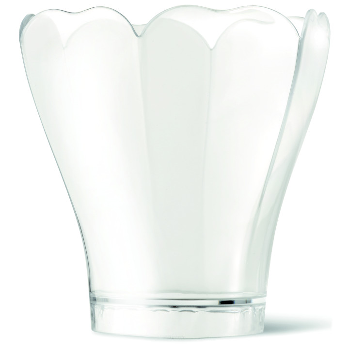 Tasting Plastic Bowl PS "Tulipa Lily" Clear 100 ml(40 Units) 