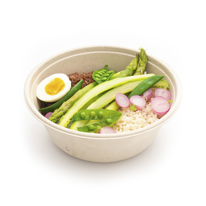 Sugarcane Bowl 1400ml Ø21x8cm (75 Units)  