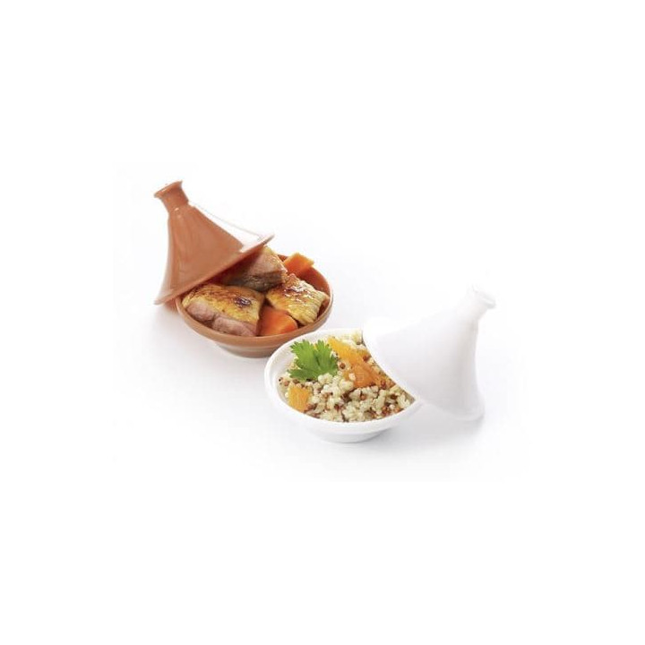 Plastic Lid for Tasting Plastic Plate PP "Tajine" Ø7x5,5cm (300 Units)