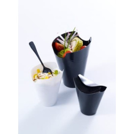Tasting Plastic Container PP "Click-Clack" White 180ml (10 Units) (10 Units) 