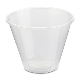 Plastic Container PP Clear 280ml Ø9,4cm (50 Units) 