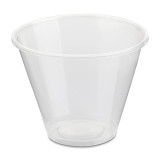Plastic Container PP Clear 280ml Ø9,4cm (50 Units) 
