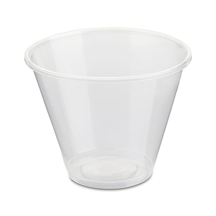 Plastic Container PP Clear 280ml Ø9,4cm (800 Units)