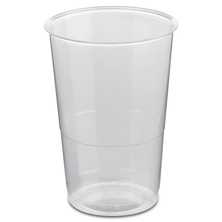 Plastic Cup PS Crystal Wrapped 250ml (50 Units)