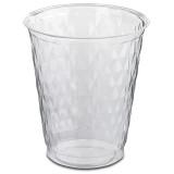 Plastic Cup PS Crystal "Ruby" 250ml (50 Units) 