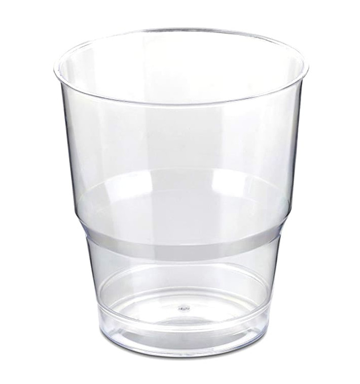 Plastic Cup PS Crystal Hard Wrapped 250ml (40 Units) 