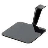 Tasting Plastic Plate PS "Gourmand" Black 4x4cm (50 Units) 