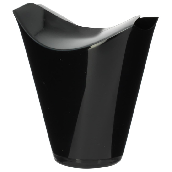 Tasting Plastic Container PP "Click-Clack" Black 80ml (400 Units)