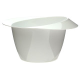 Plastic Tasting Bowl Hat Design PS "York" White 60ml (24 Units) 