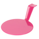 Tasting Plastic Plate PS "Gourmand" Raspberry Ø4,5x2cm (50 Units) 