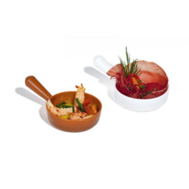 Plastic Serving Mini Pot Tray PP Ø5,5x1,8cm (300 Units)