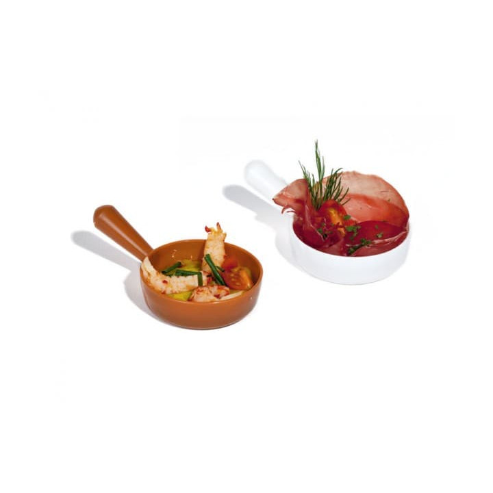 Plastic Serving Mini Pot Tray PP Ø5,5x1,8cm (300 Units)