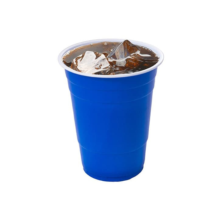 Plastic Cup PS Blue American Party 550ml (400 Units)