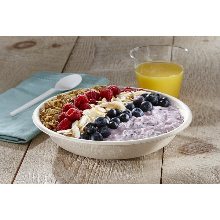 Sugarcane Bowl 750ml Ø21x4cm (75 Units)  