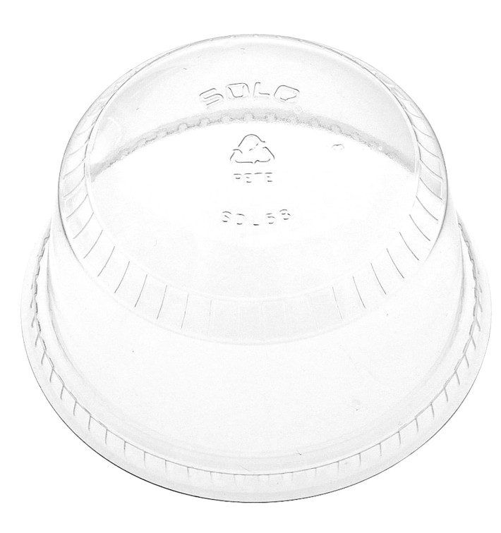 Plastic Dome Lid PET Crystal Ø9,2cm (1000 Units)